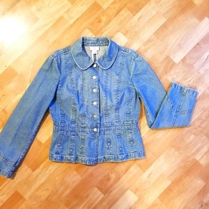 Anne Taylor LOFT Denim Blazer